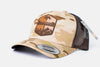 Leather "Get Outdoors" trucker hats