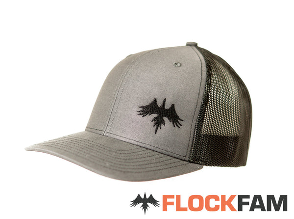 Grey Retro Trucker 2 Tone cap