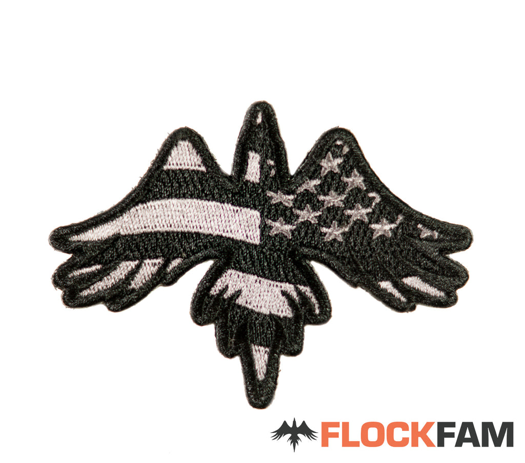 FlockFam reversed patriot Raven (subdued)