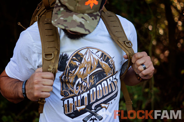 FlockFam Get Outdoors Tee