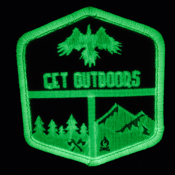Get Outdoors patch (whiteout)
