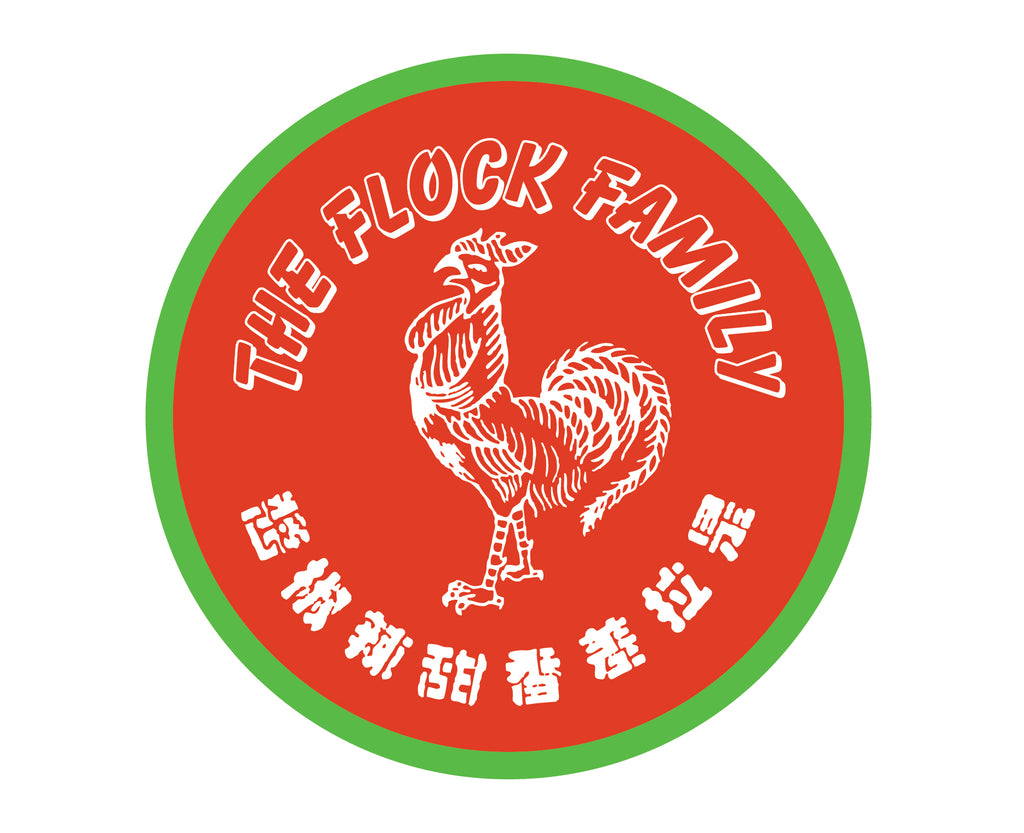 FlockFam Sriracha parody patch